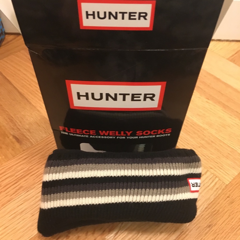 Hunter fleece welly socks